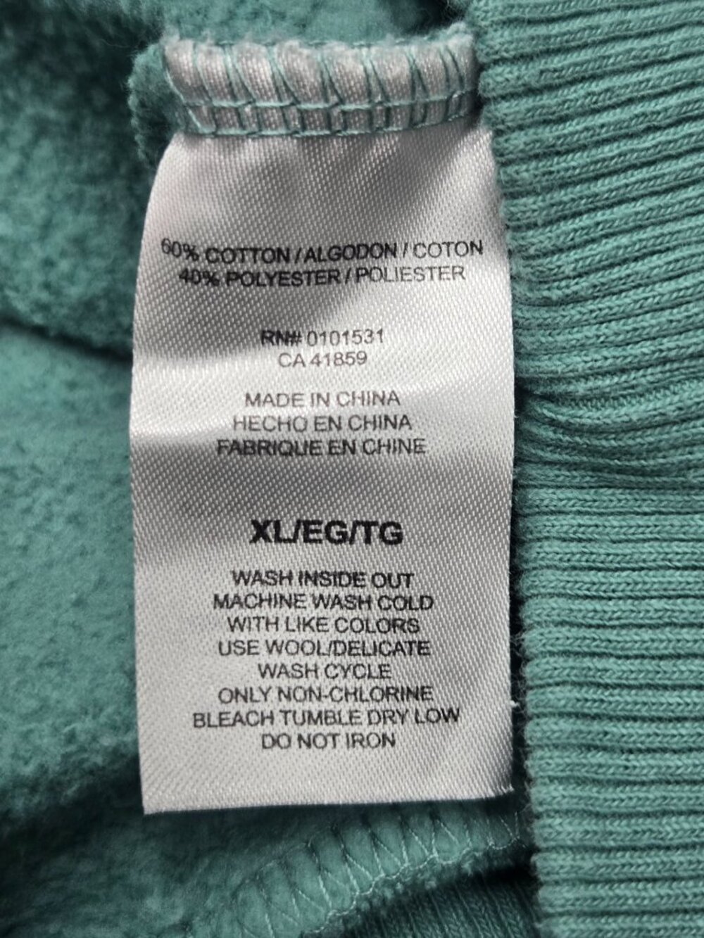 Strawberry Shortcake Retro Sage Green Oversized Graphic Crewneck Sweatshirt XL - Picture 2 of 11